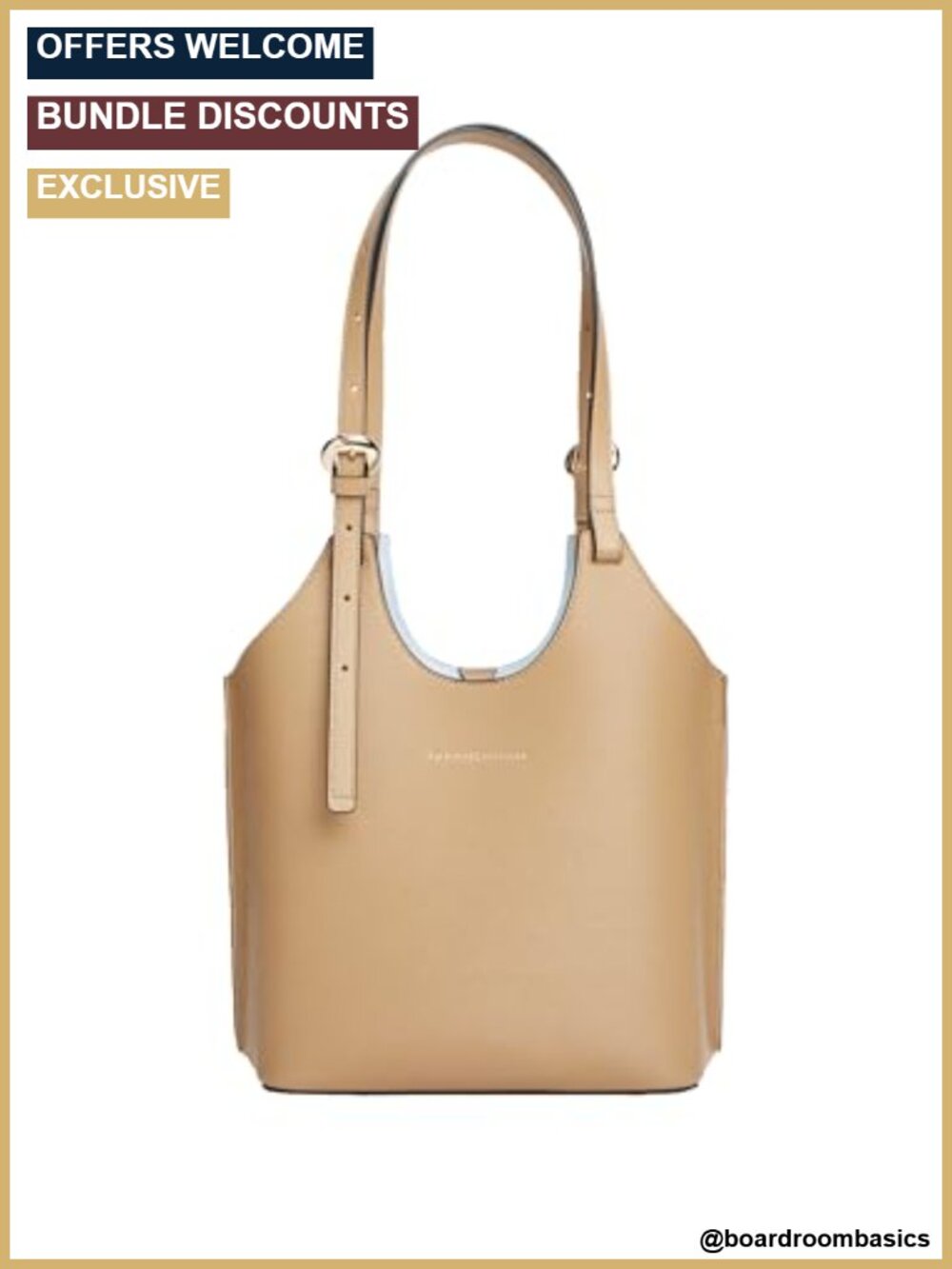 Modern Mini Tote with Adjustable Strap